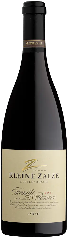 Bottle of Kleine Zalze Family Reserve Shiraz
