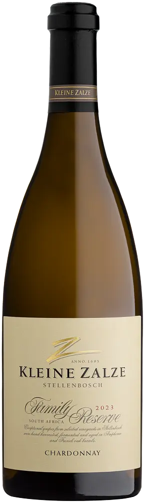 Bottle of Kleine Zalze Family Reserve Chardonnay